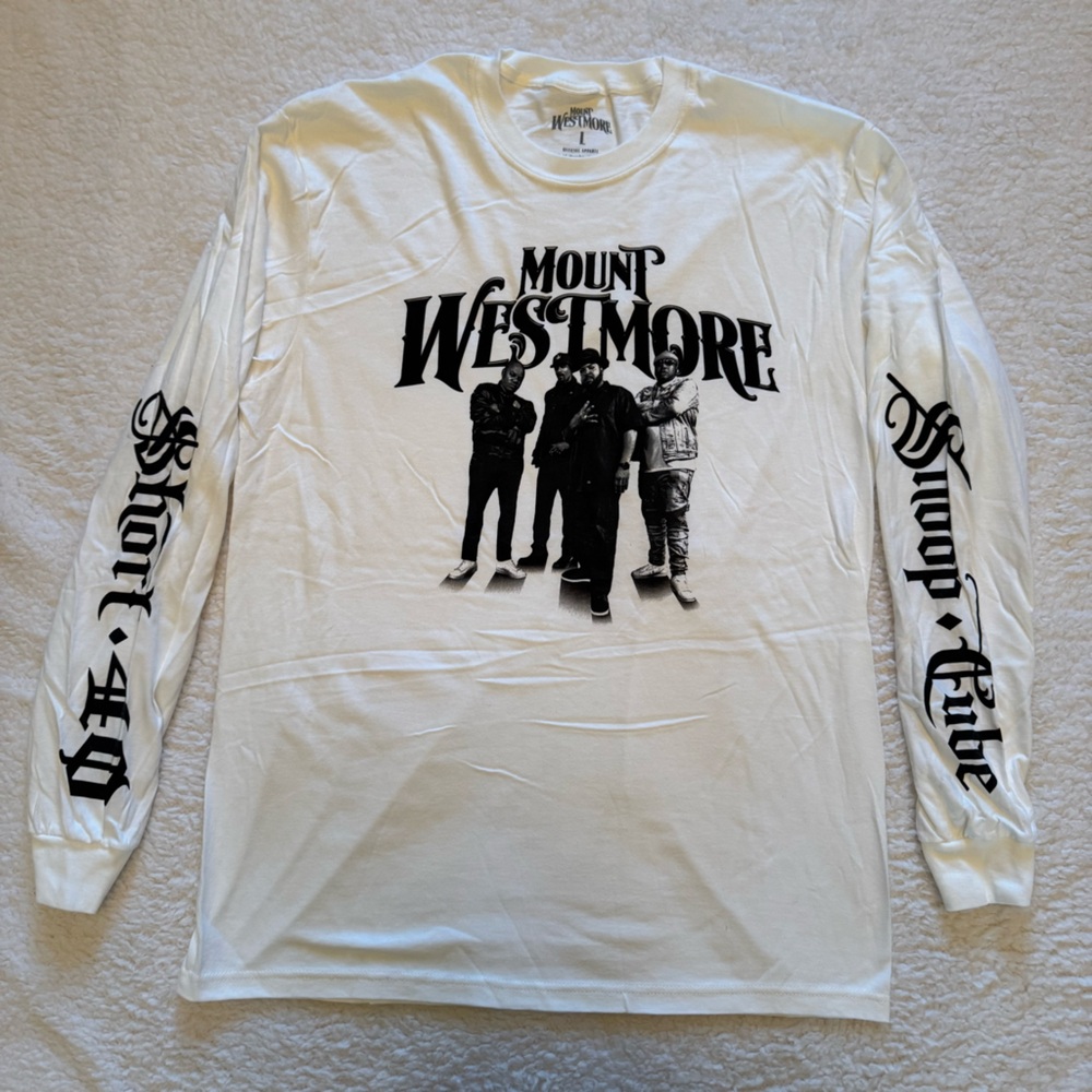 Mount Westmore Long Sleeve T‎ Shirt Snoop Dogg Ice Cube E40 Too Short Size L